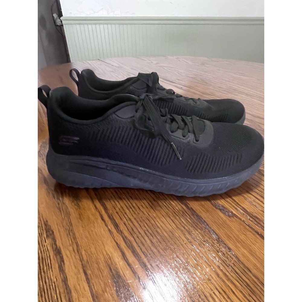 Skechers BOBS Sport Squad Sneakers Women's 9.5 (black/lace-ups)